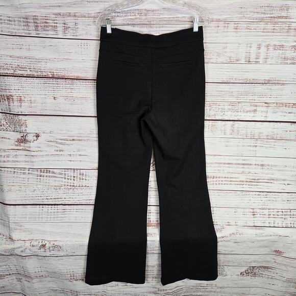 NYDJ Sculpt-Her Black Wide Leg Pants S Stretch Pull on Neutral Minimalist Basic - Picture 3 of 14